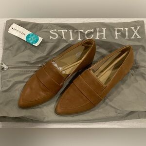 Dr. Scholl’s Women's Faxon Suede Too Flat Tan Loafers (soles see pic)